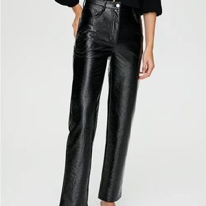 Aritzia Leather Melina Pant